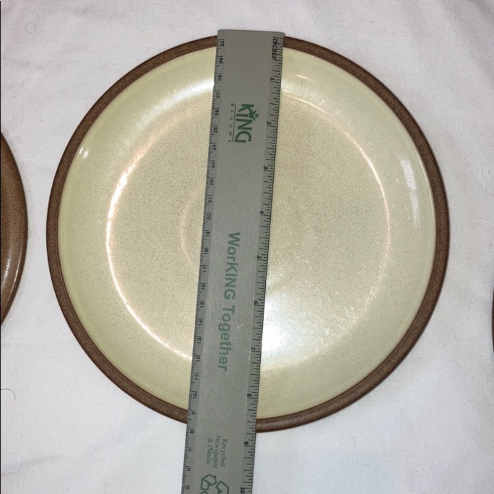 Vintage Denby Cinnamon Lunch Plates